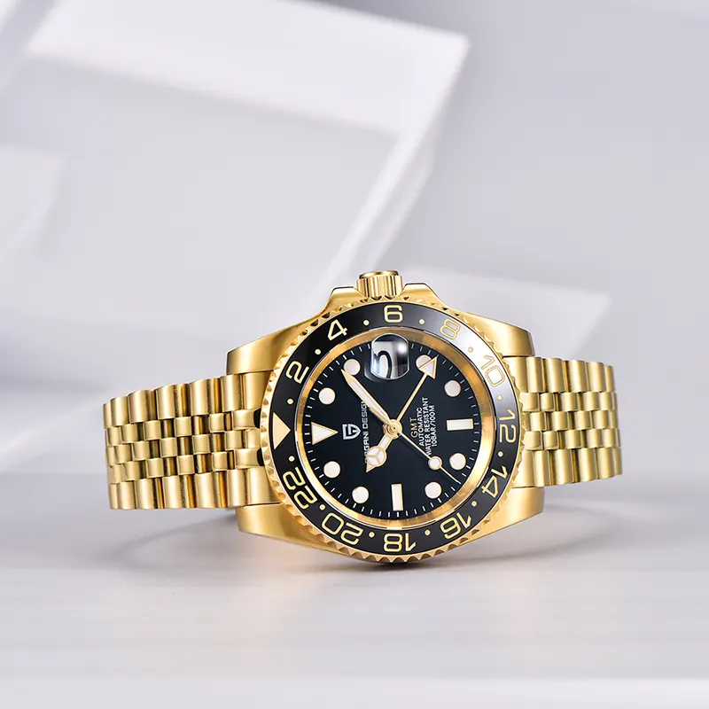 Pagani Design PD-1662 GMT-Master Automatic Gold-tone Men's Watch